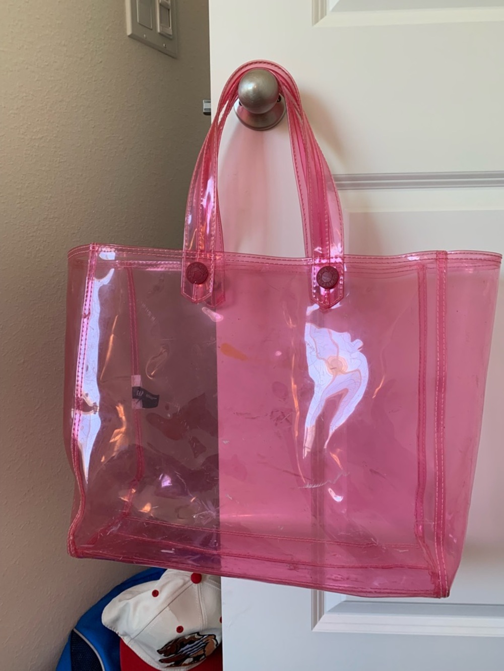 GAP Pink Transparent Tote Bag - Picture 4 of 9